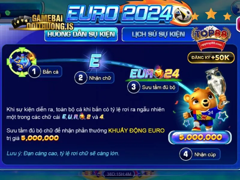 Bắn cá TOP88 nổi tiếng với cơ chế thưởng hấp dẫn