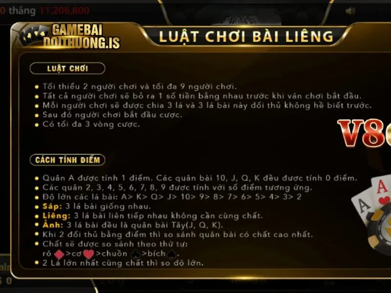 Có nhiều cách cược khi chơi bài Liêng