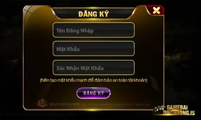 Quy trình đăng ký tài khoản chơi game bài đổi thưởng cụ thể