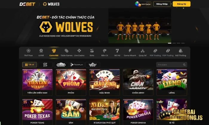 Review sân chơi game bài đổi thưởng tại Debet