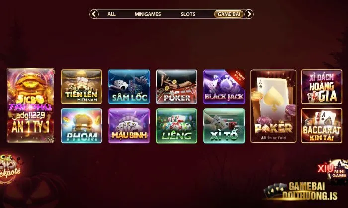 List các game bài đổi thưởng Sunwin hấp dẫn