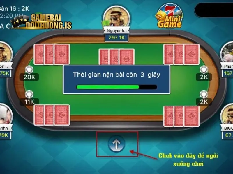 Giao diện bàn chơi game bài đổi thưởng TWIN