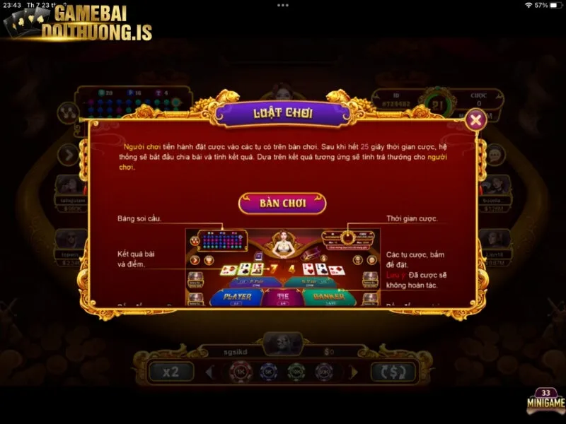 Luật chơi Baccarat Win79 cơ bản cho tân thủ