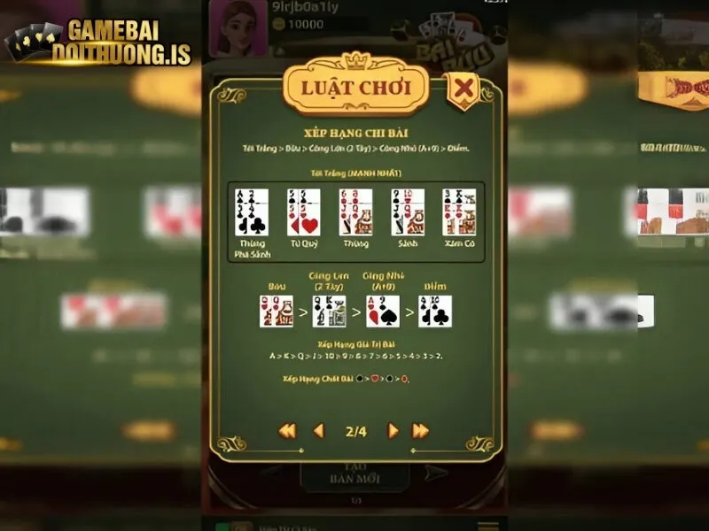 Luật tính điểm và phân định thắng thua