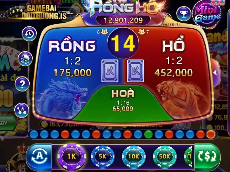 Một số cửa đặt chính trong game bài 
