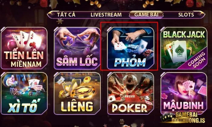 Game bài Phỏm Mayclub thu hút nhiều người chơi
