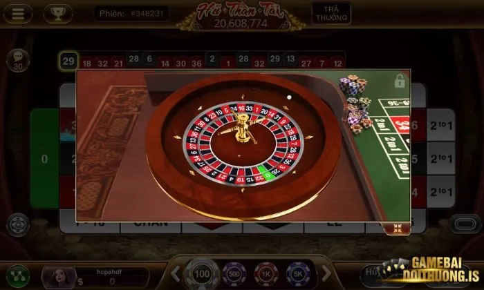Thông tin thú vị về Roulette Gemwin