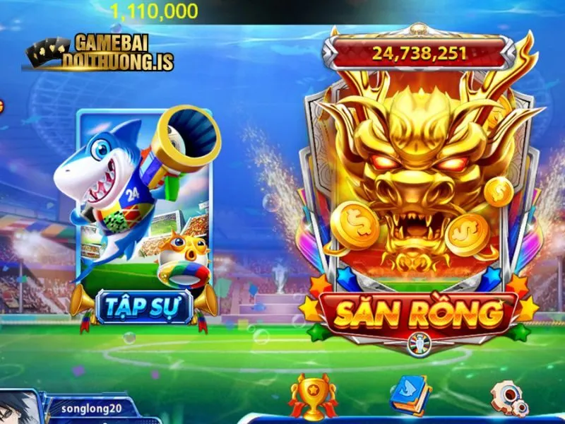 Sảnh bắn cá 789CLUB nhiều tựa game hay