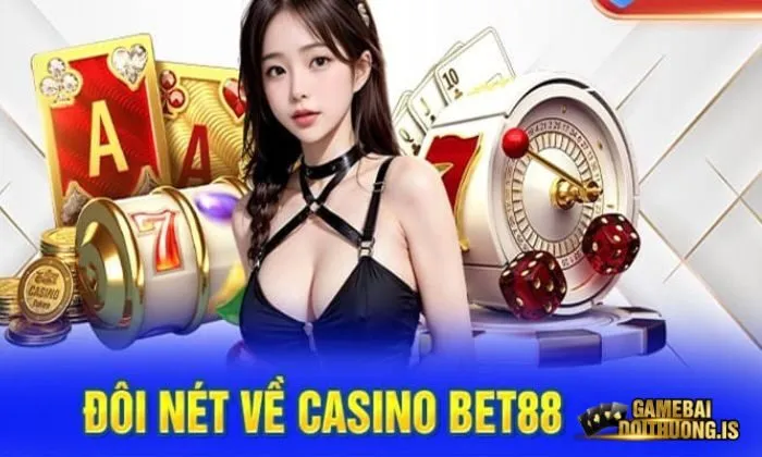 Casino tại Bet88 được thiết kế với đồ họa sống động