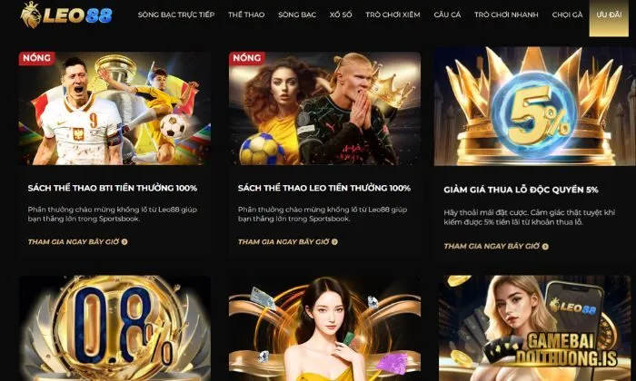 Leo88 thường xuyên cập nhật nhiều khuyến mãi đặc biệt