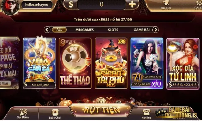 Tham gia những cuộc chơi tại Tài Xỉu Zowin