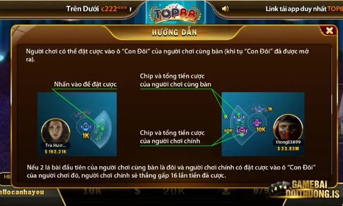 Mỗi ván cược là cơ hội để anh em tăng khả năng chiến thắng